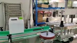 Front & Back Labeling Machine for Square Bottles
